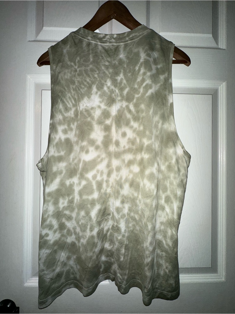 Lululemon All Yours Tank Top Marmoleado Tie Dye Opal Rosemary Green Size 10